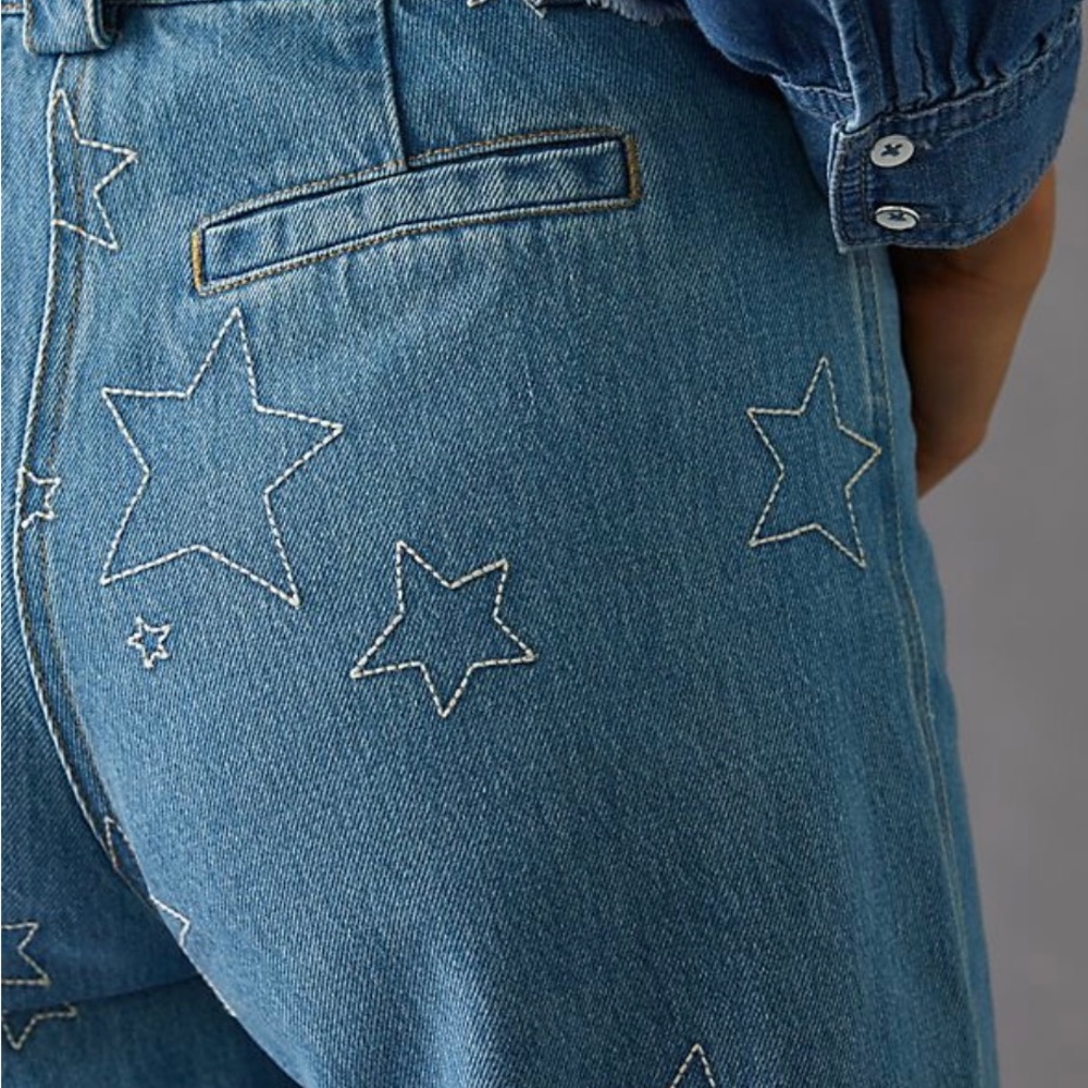 Anthropologie STELLA NOVA star jeans NWT XS
